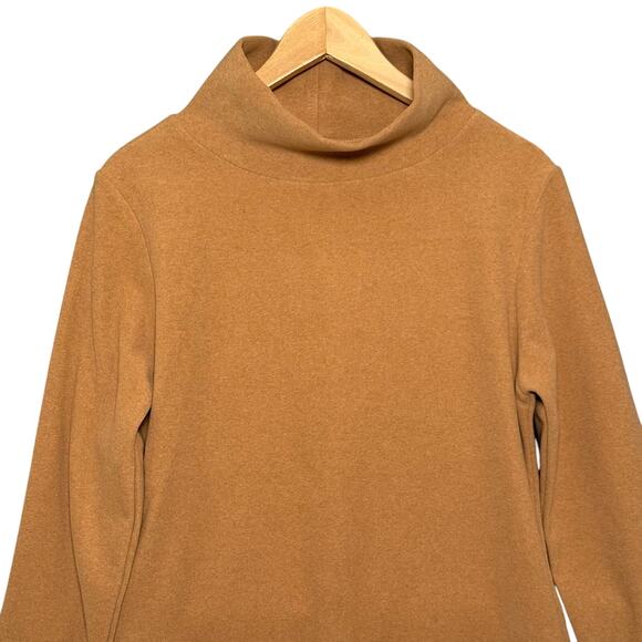 Dudley Stephens Camel Fleece Park Slope Turtleneck Pullover – Women’s Small - Picture 2 of 13